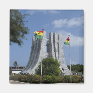 Afrika, Ghana, Accra. Nkrumah-Mausoleum, letzte 3 Magnet