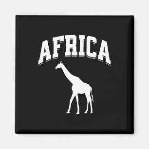 Afrika-Giraffen-Safari-Urlaub-Souvenir Preppy-Ästh Magnet