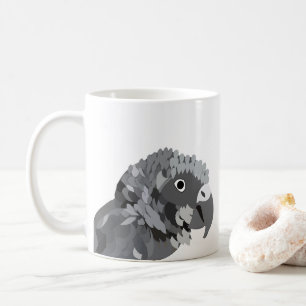 Afrika-Graupapageien-Vogel-Liebhaber Kaffeetasse