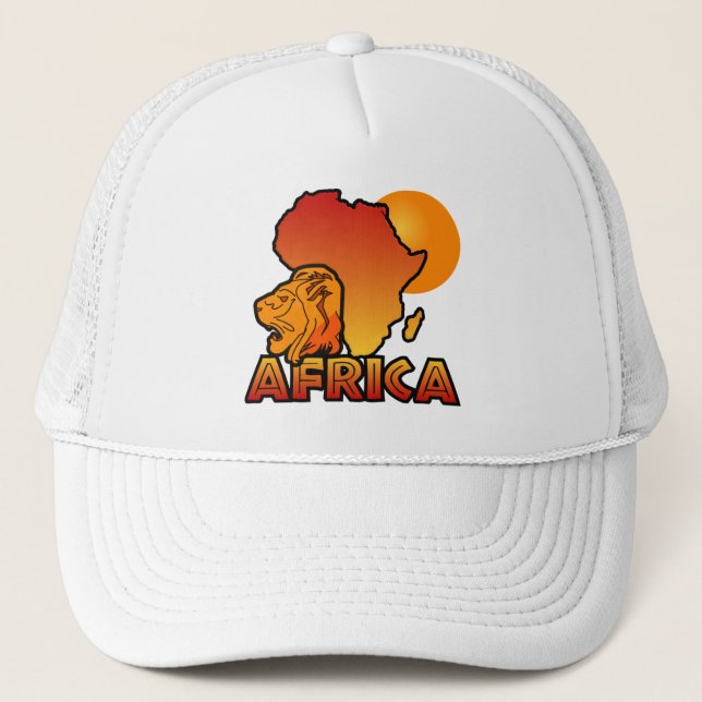 Afrika hat Farbe Truckerkappe (Vorderseite)
