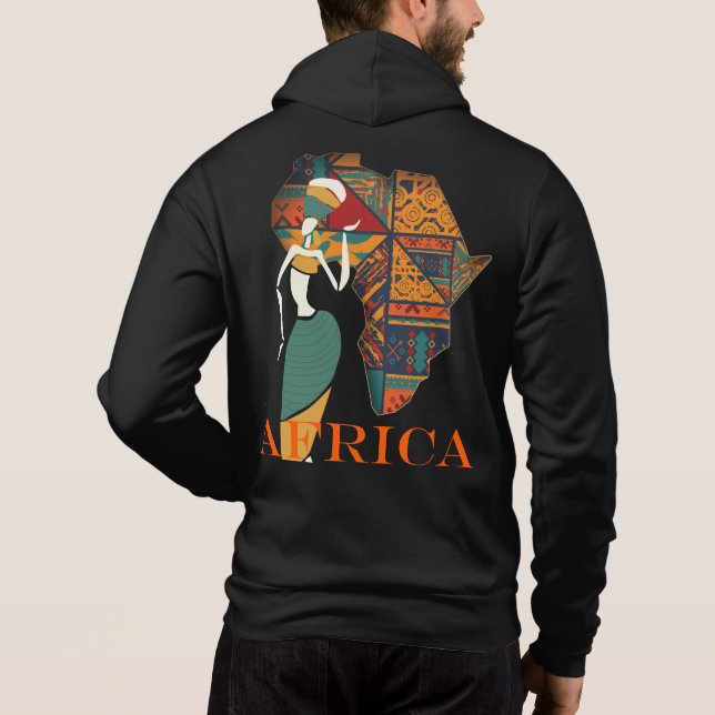 Afrika Hoodie (Rückseite)