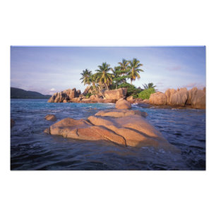 Afrika, Indischer Ozean, Seychellen, Praslin Fotodruck