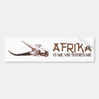 Afrika ist Weichlinge nie Vir: