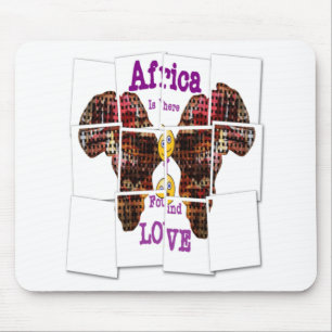 Afrika ist wo ich Liebe gefunden habe Mousepad