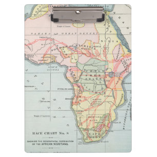 AFRIKA: KARTE, 1894 KLEMMBRETT