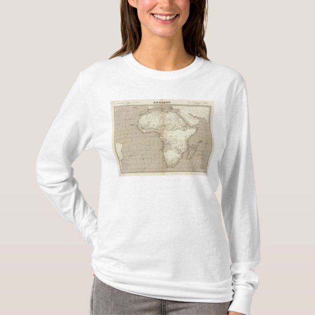 Afrika-Karte 2 T-Shirt (Vorderseite)