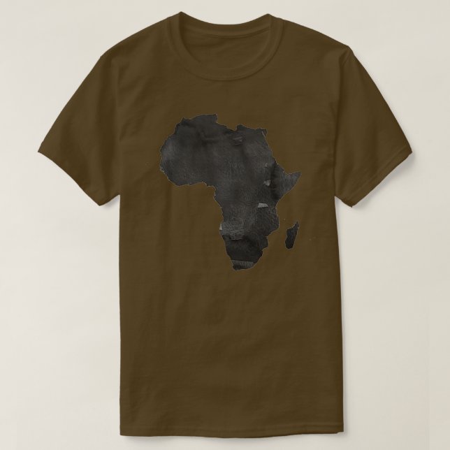 Afrika Karte Afrikanischer Karte Afrika Wand an Wa T-Shirt (Design vorne)