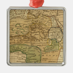 Afrika-Karte durch Worcester Ornament Aus Metall