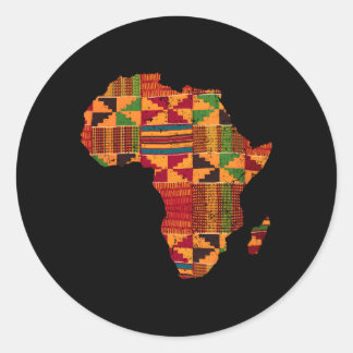 Afrika Karte für Afrika Runder Aufkleber
