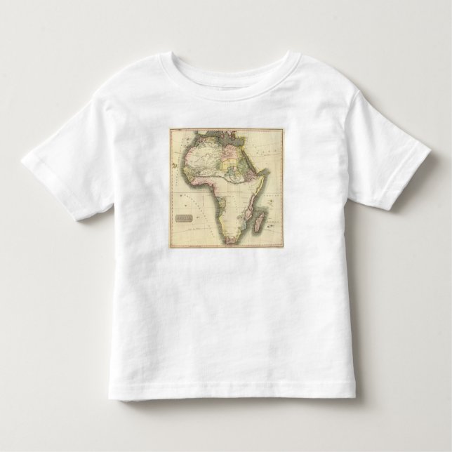 Afrika-Karte Kleinkind T-shirt (Vorderseite)