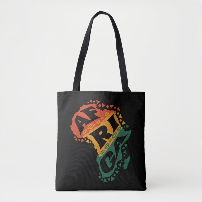 Afrika-Karte Tasche (Vorderseite)