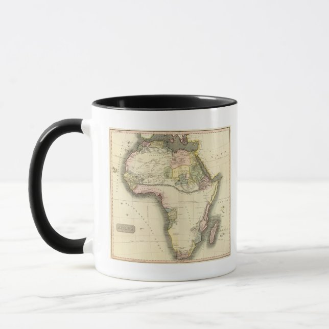 Afrika-Karte Tasse (Links)