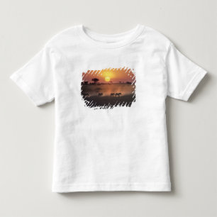 Afrika, Kenia, Amboseli NP Zebra zu Fuß Kleinkind T-shirt
