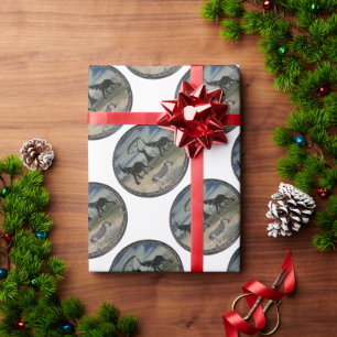 Afrika Kenia Schöne Elegante Tierwelt Geschenkpapier