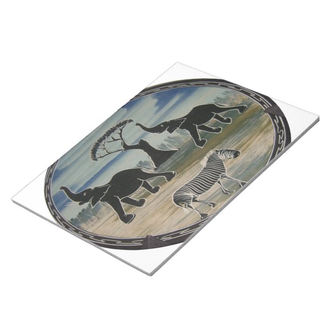 Afrika Kenia Schöne Elegante Tierwelt Notizblock (angewinkelt)