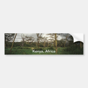 Afrika - Kenia-Wildland Autoaufkleber
