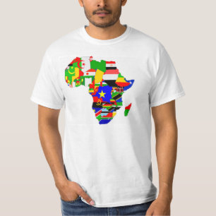 Afrika kennzeichnet T-Shirt