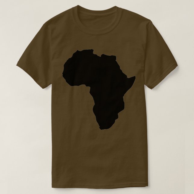 Afrika Kontinent 1 T-Shirt (Design vorne)