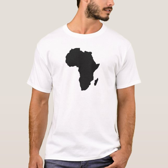 Afrika-Kontur T-Shirt (Vorderseite)