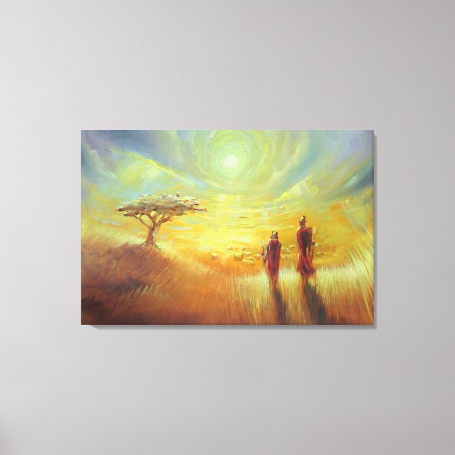 Afrika - Künstler: Smeet K. Gusani Leinwanddruck (Vorderseite)