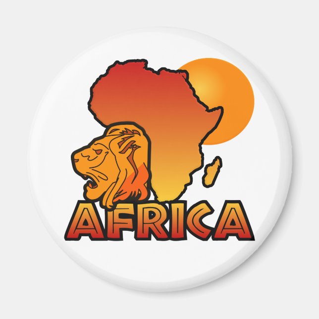 Afrika-Magnet Magnet (Vorne)