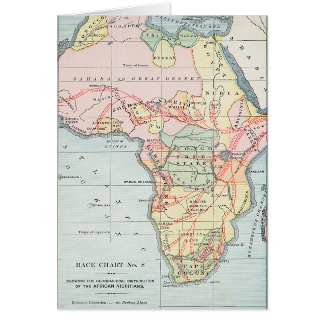 AFRIKA: MAP, 1894 (Vorne)
