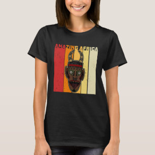 Afrika-Maske Afrikanische Afro-Geschichte Reggae M T-Shirt