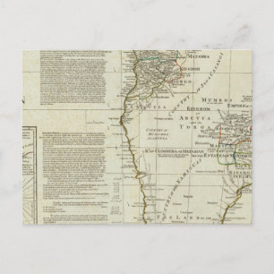 Afrika mit all seinen Staaten, Reichen Postkarte