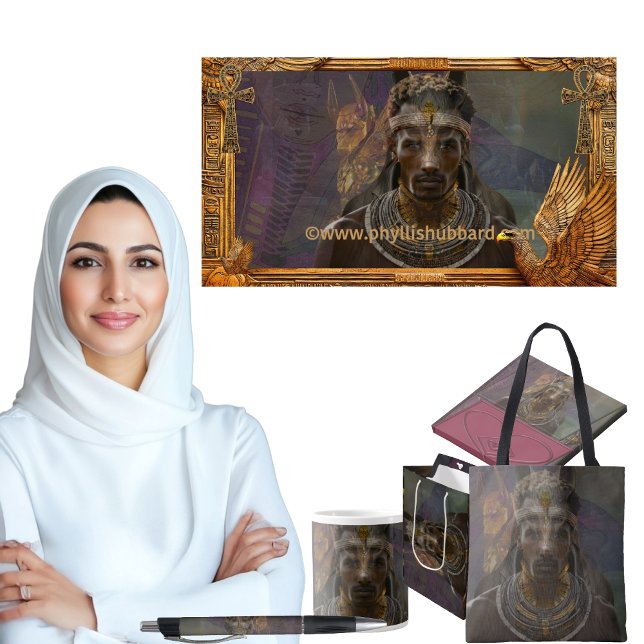 Afrika mit Anpu feiern Kugelschreiber (Get the full “Many Manifestations Of Anpu" collection at:  https://bit.ly/Love4Africa.)