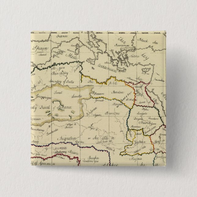 Afrika, Mittelmeerraum Button (Vorderseite)