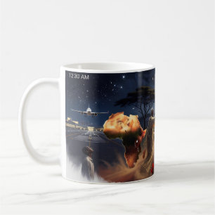 Afrika — Mitternachtssterne und rote Erde Magic Mu Kaffeetasse