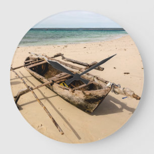 Afrika, Mosambik, Mogundula-Insel Große Wanduhr