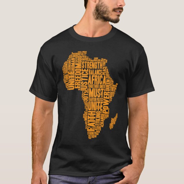 Afrika muss vereint sein T-Shirt (Vorderseite)