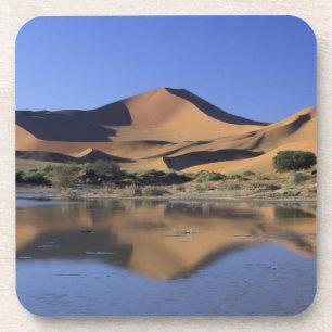 Afrika, Namibia, Namib-Nationalpark, Sossusvlei 2 Getränkeuntersetzer