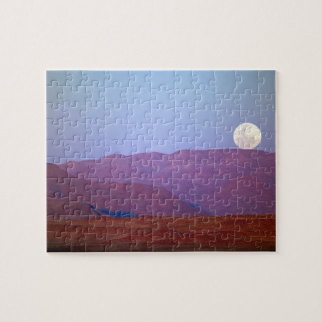 Afrika, Namibia, Sossusvlei. Vollmond-Erholungen (Horizontal)