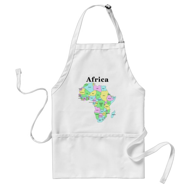 Afrika - politische Karte Schürze (Vorne)