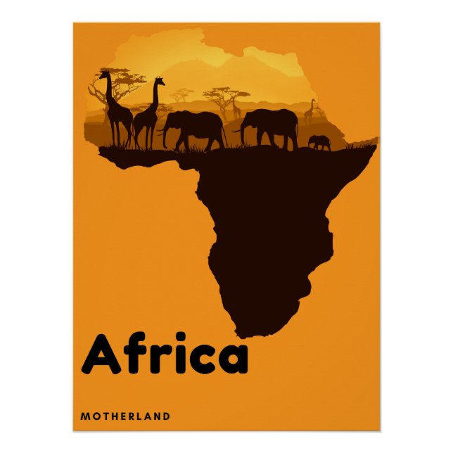 Afrika Poster (Vorderseite)
