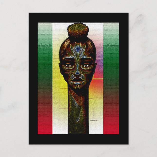 Afrika Postkarte (Vorderseite)