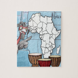 Afrika-Puzzlespiel mit Akachi (110 Stücke)
