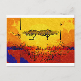 Afrika Retrostil Vintage Geschenke Postkarte