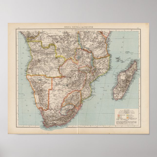 Afrika, S des Äquators Poster (Vorne)