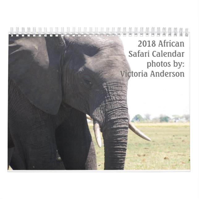 Afrika-Safari-Kalender 2018 Kalender (Titelbild)