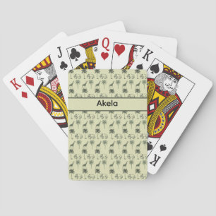 Afrika-Savanne-Muster, individuell Spielkarten