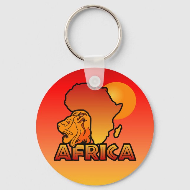 Afrika-Schlüsselanhänger Schlüsselanhänger (Vorderseite)