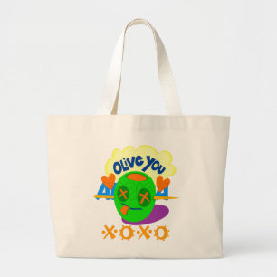 Afrika. Schöne Olivenfrucht Tote Tasche