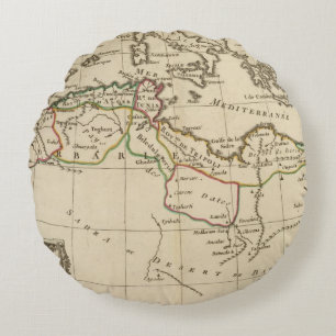 Afrika-Schule Rundes Kissen