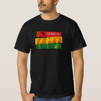 Afrika, schwarze Leben, Materie, Geschichte schwar T-Shirt