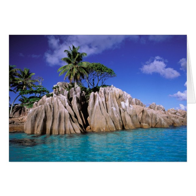 Afrika, Seychellen, La Digue Island. Granit (Vorderseite (Horizontal))
