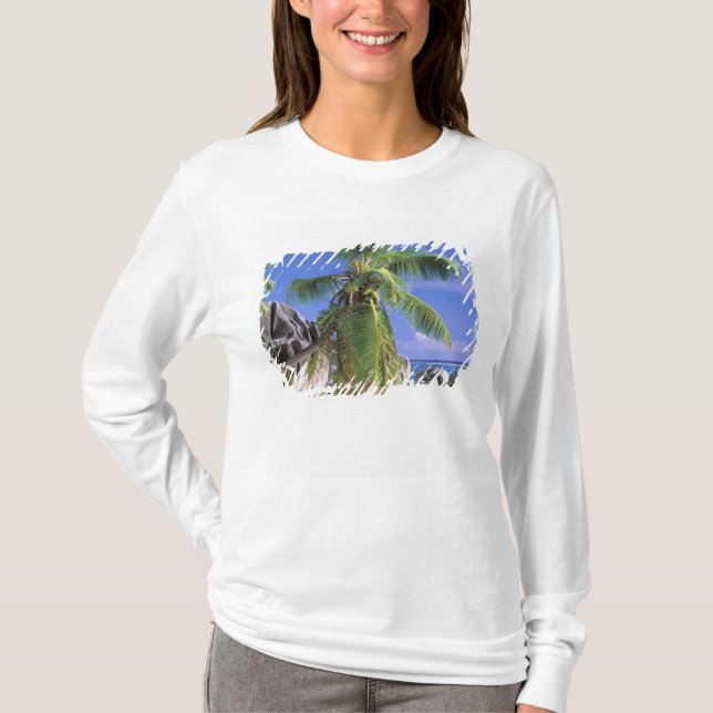 Afrika, Seychellen, La Digue Island. Granit 2 T-Shirt (Vorderseite)