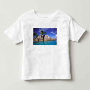 Afrika, Seychellen, La Digue Island. Granit Kleinkind T-shirt
